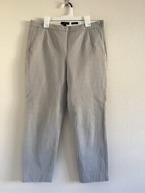 J.Crew Martie Gray Slim Ankle Pants Women’s Size 8 Stretch Career Office